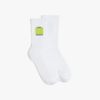 Acid Lime Logo Square Socks