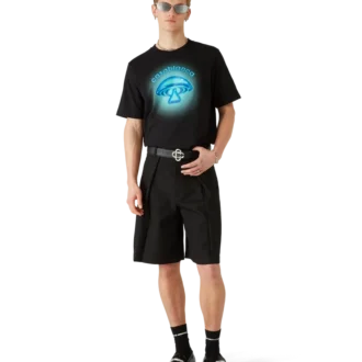Airbrush Mushroom Logo Short Sleeve T-Shirt