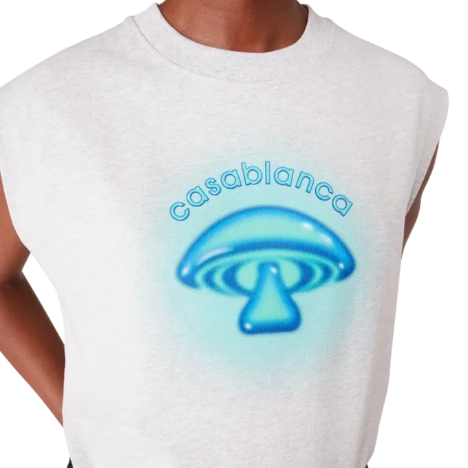 Airbrush Mushroom Sleeveless T-Shirt Airbrush Mushroom Sleeveless T-Shirt