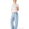 Airbrush Smiley Fitted Short Sleeve T-Shirt Airbrush Smiley Fitted Short Sleeve T-Shirt