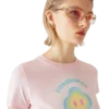 Airbrush Smiley Fitted Short Sleeve T-Shirt Airbrush Smiley Fitted Short Sleeve T-Shirt