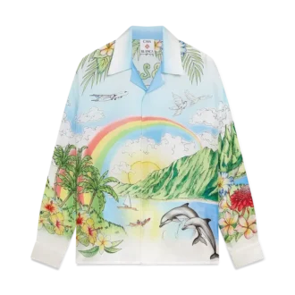Aloha Long Sleeve Silk Shirt