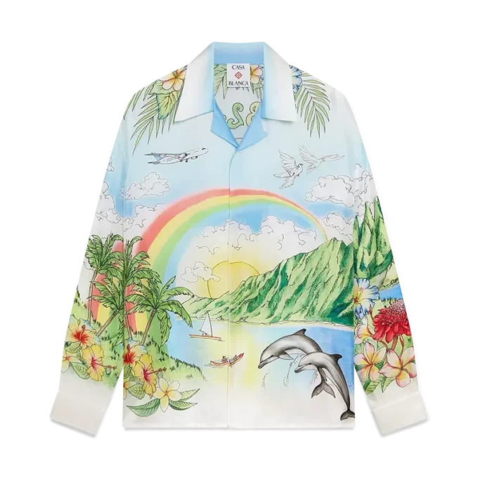 Aloha Long Sleeve Silk Shirt Aloha Long Sleeve Silk Shirt