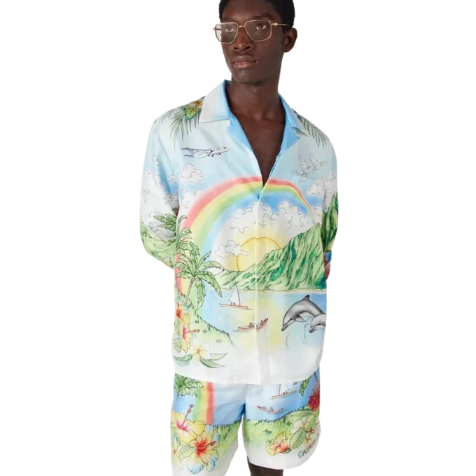 Aloha Long Sleeve Silk Shirt Aloha Long Sleeve Silk Shirt