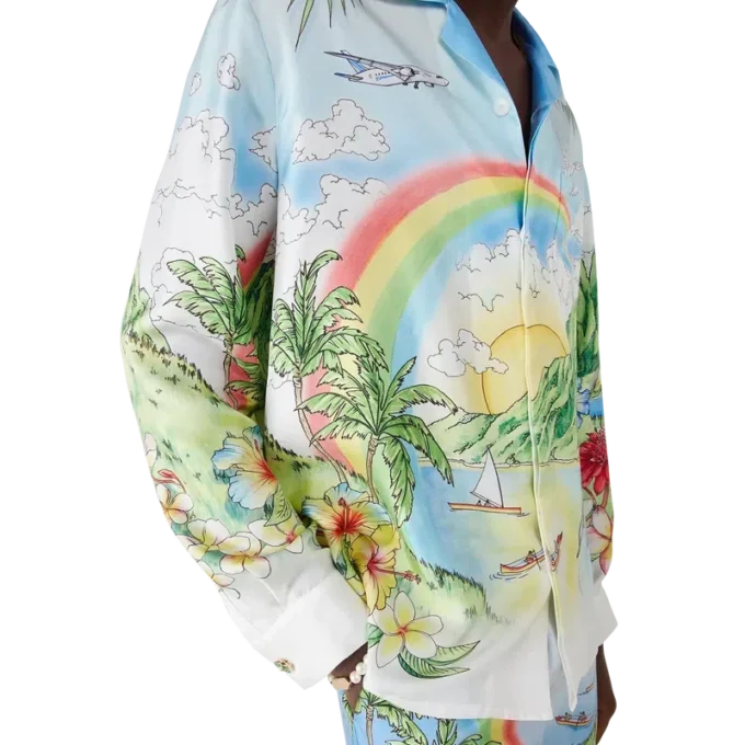 Aloha Long Sleeve Silk Shirt Aloha Long Sleeve Silk Shirt