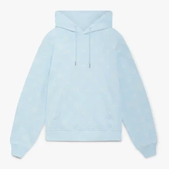 Applique Monogram Hooded Sweatshirt