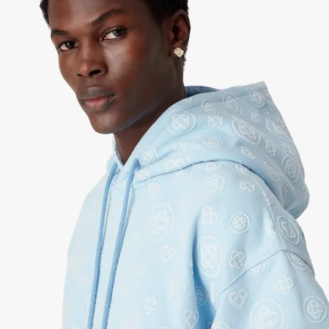 Applique Monogram Hooded Sweatshirt Applique Monogram Hooded Sweatshirt