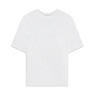 Applique Monogram Oversized Short Sleeve T-Shirt