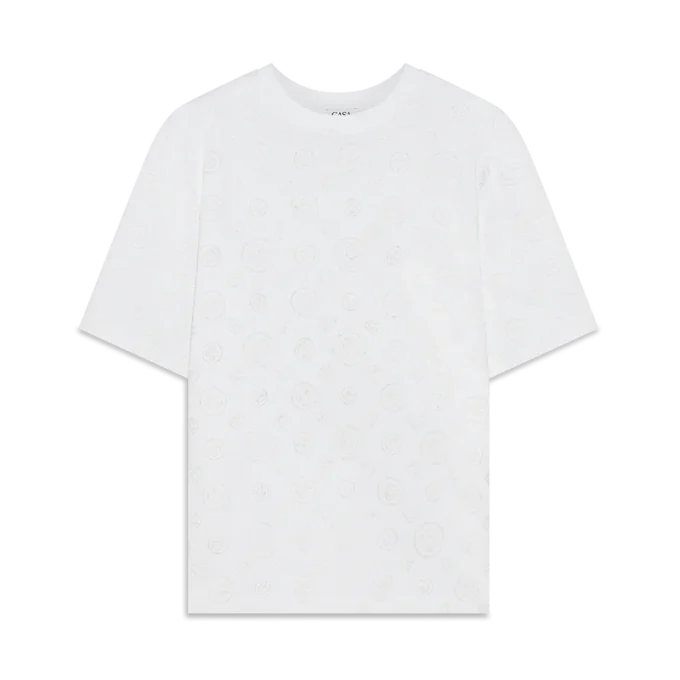Applique Monogram Oversized Short Sleeve T-Shirt Applique Monogram Oversized Short Sleeve T-Shirt