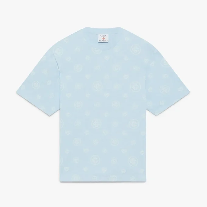 Applique Monogram Oversized Short Sleeve T-Shirt Applique Monogram Oversized Short Sleeve T-Shirt