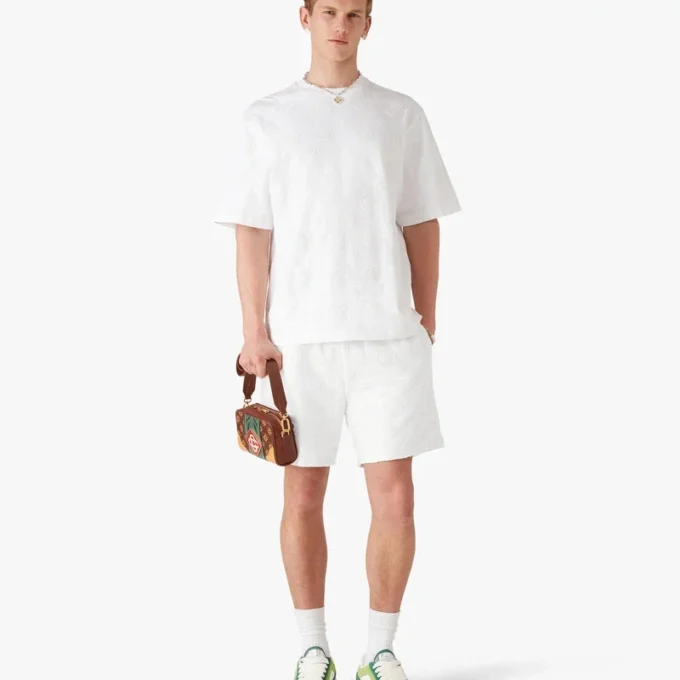 Applique Monogram Oversized Short Sleeve T-Shirt Applique Monogram Oversized Short Sleeve T-Shirt