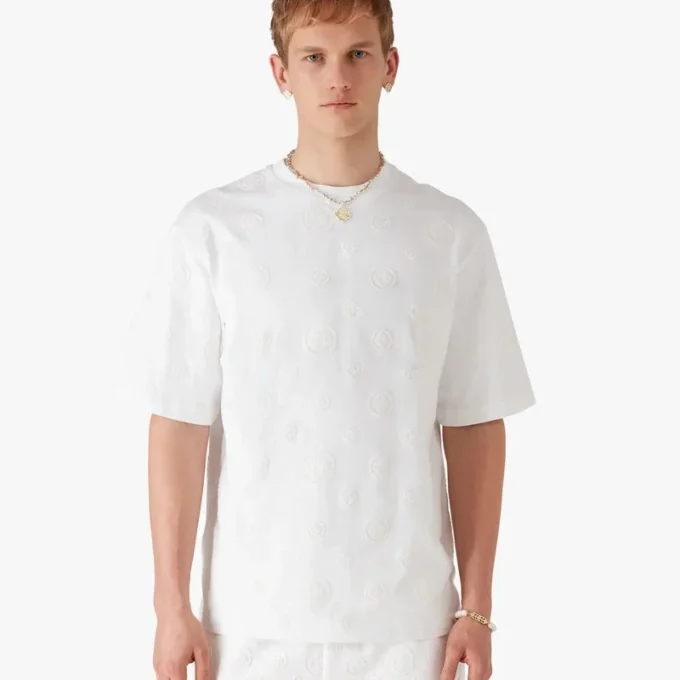 Applique Monogram Oversized Short Sleeve T-Shirt Applique Monogram Oversized Short Sleeve T-Shirt