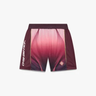 Aubergine Gradient Football Shorts