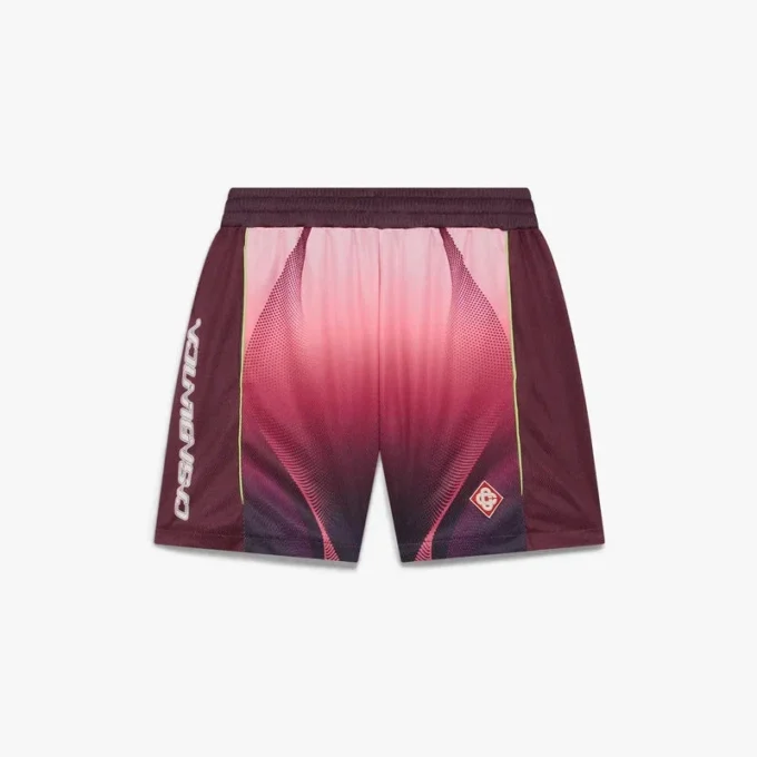 Aubergine Gradient Football Shorts