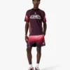 Aubergine Gradient Football Shorts