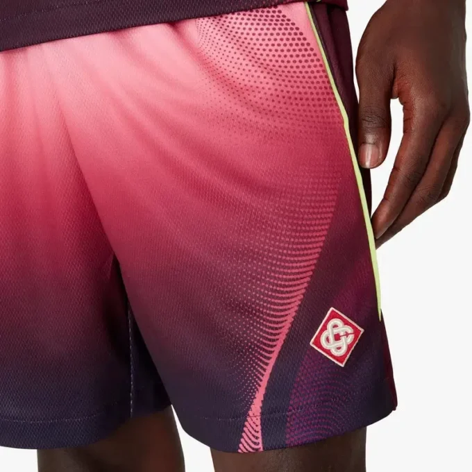 Aubergine Gradient Football Shorts