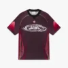 Aubergine Gradient Short Sleeve Football Jersey Aubergine Gradient Short Sleeve Football Jersey