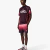 Aubergine Gradient Short Sleeve Football Jersey Aubergine Gradient Short Sleeve Football Jersey