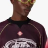 Aubergine Gradient Short Sleeve Football Jersey Aubergine Gradient Short Sleeve Football Jersey