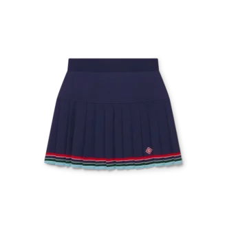 Baseball Pleated Skirt