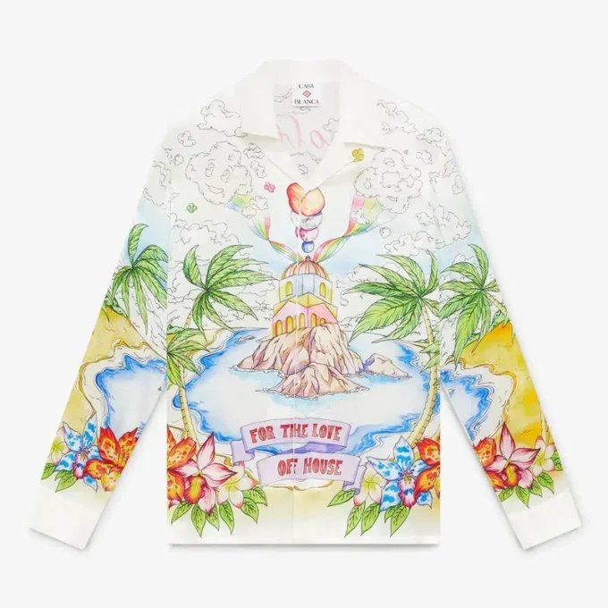 Better Days Long Sleeve Silk Shirt Better Days Long Sleeve Silk Shirt