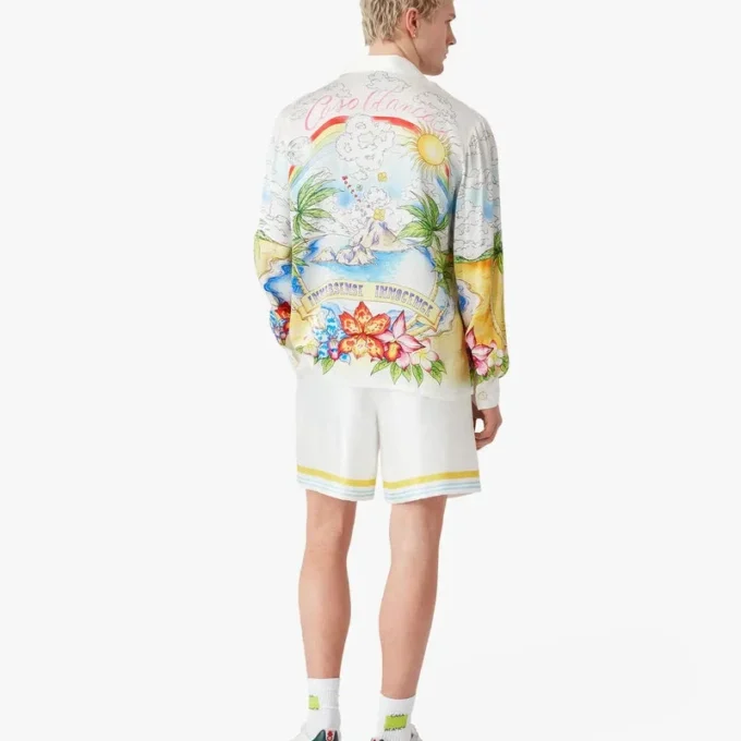 Better Days Long Sleeve Silk Shirt Better Days Long Sleeve Silk Shirt