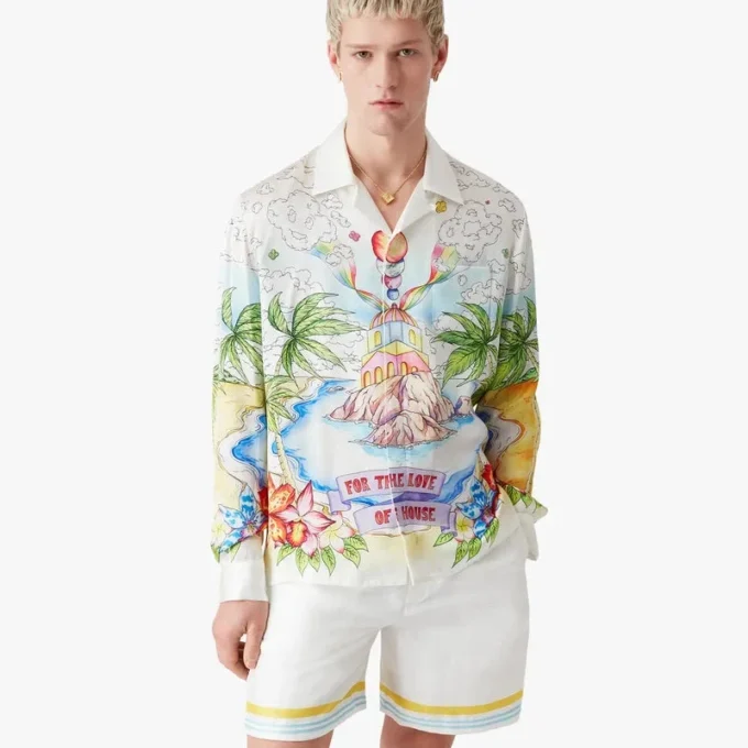 Better Days Long Sleeve Silk Shirt Better Days Long Sleeve Silk Shirt
