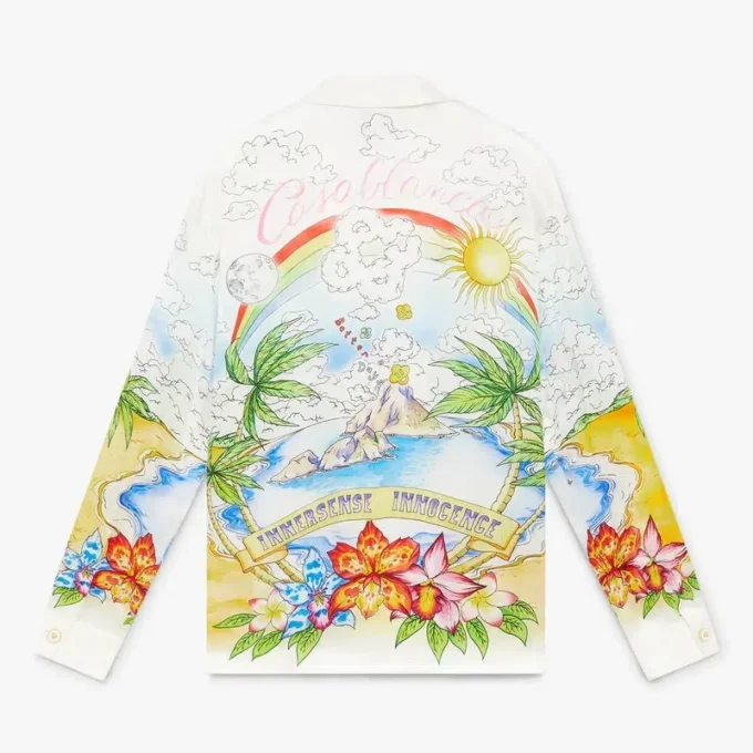 Better Days Long Sleeve Silk Shirt Better Days Long Sleeve Silk Shirt