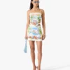 Better Days Silk Satin Mini Skirt