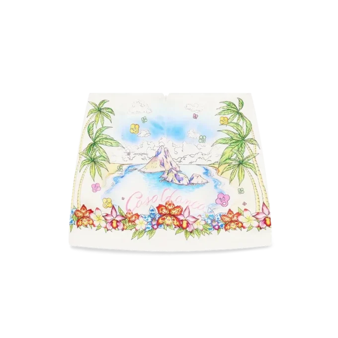 Better Days Silk Satin Mini Skirt