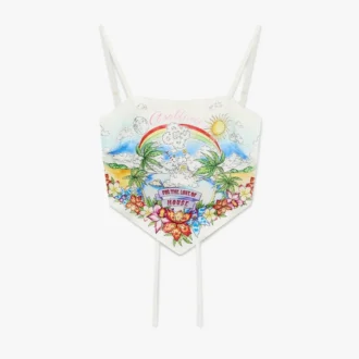 Better Days Silk Satin Scarf Top