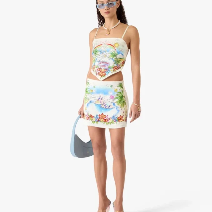 Better Days Silk Satin Scarf Top Better Days Silk Satin Scarf Top