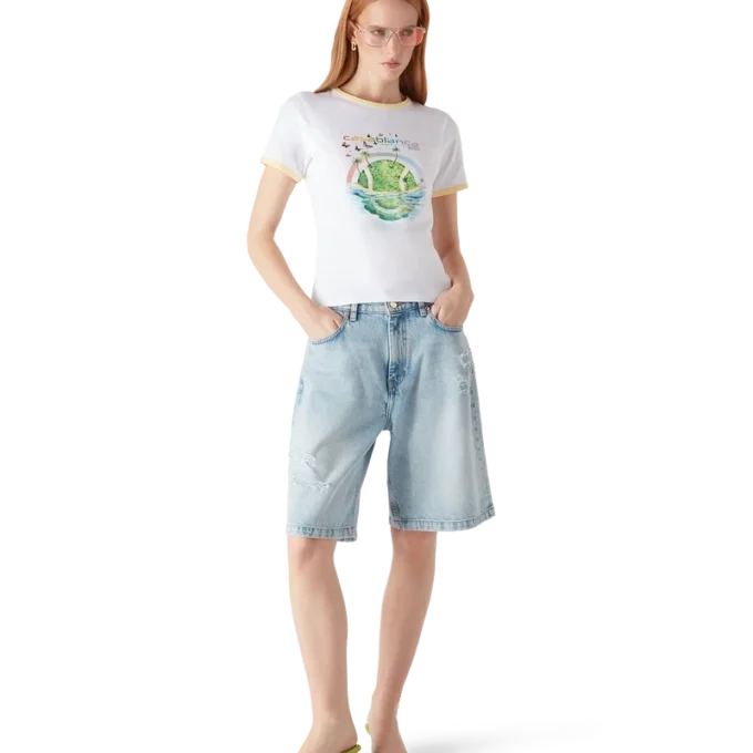 Beyond Destiny Longline Ringer Short Sleeve Tee Beyond Destiny Longline Ringer Short Sleeve Tee