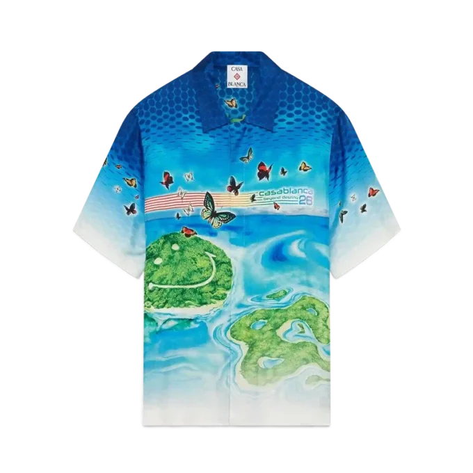 Beyond Destiny Short Sleeve Silk Shirt Beyond Destiny Short Sleeve Silk Shirt