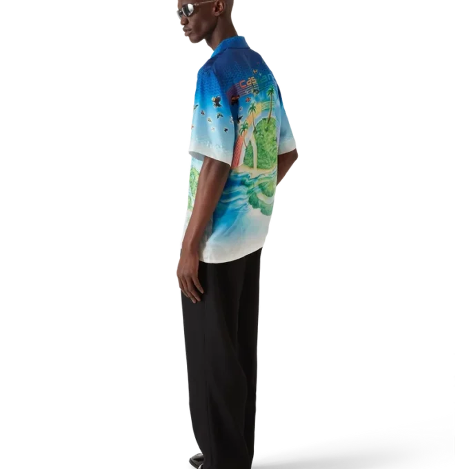 Beyond Destiny Short Sleeve Silk Shirt Beyond Destiny Short Sleeve Silk Shirt
