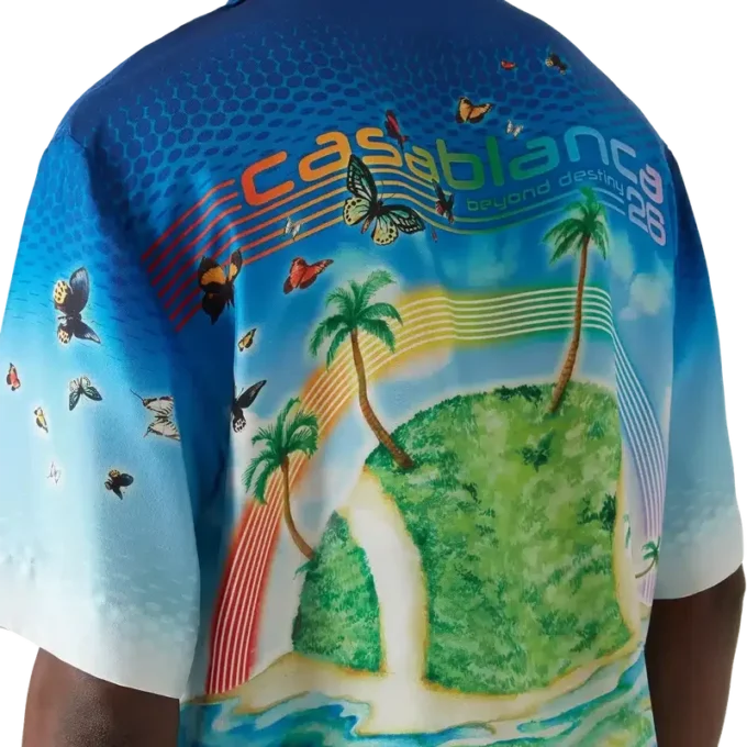 Beyond Destiny Short Sleeve Silk Shirt Beyond Destiny Short Sleeve Silk Shirt