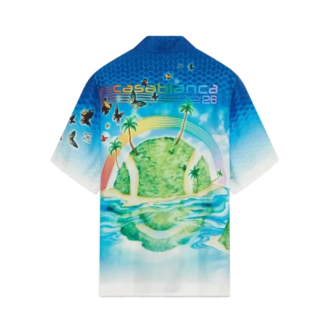 Beyond Destiny Short Sleeve Silk Shirt Beyond Destiny Short Sleeve Silk Shirt