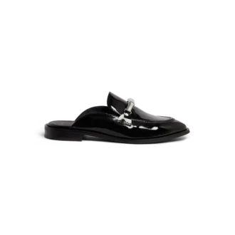 Black Bamboo Slip on Loafer