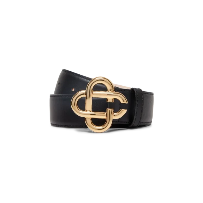 Black Cc Logo Belt Black Cc Logo Belt