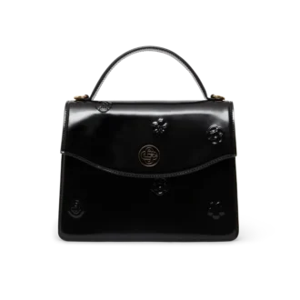 Black Emblems Jeanne Bag