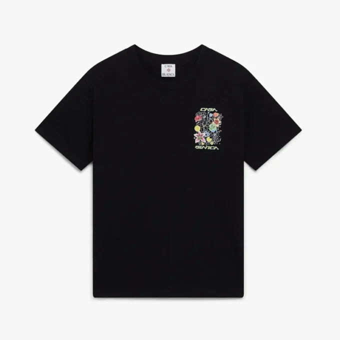 Black Graffiti Short Sleeve T-Shirt Black Graffiti Short Sleeve T-Shirt