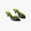 Black Heeled Mule Sandals Black Heeled Mule Sandals