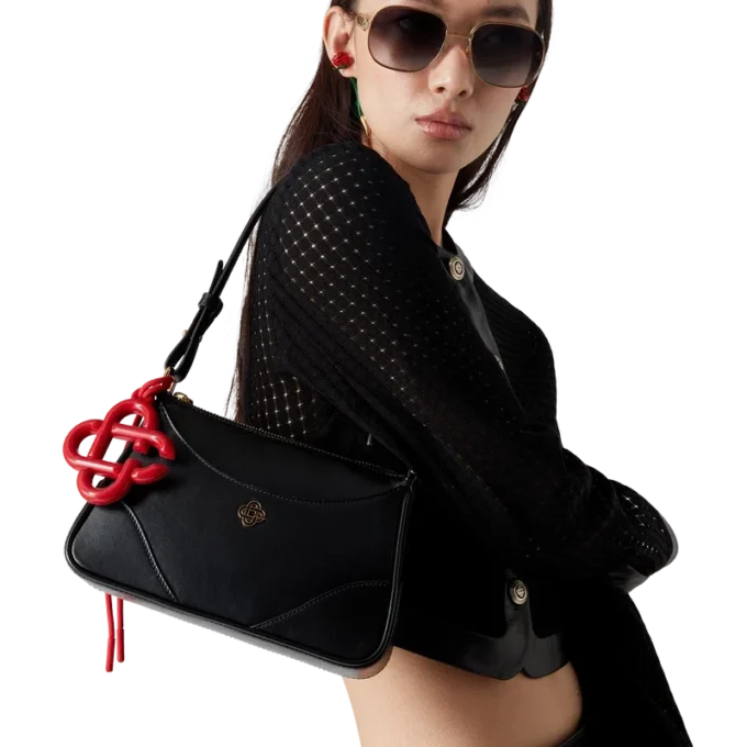 Black Jeanne Pochette Shoulder Bag Black Jeanne Pochette Shoulder Bag