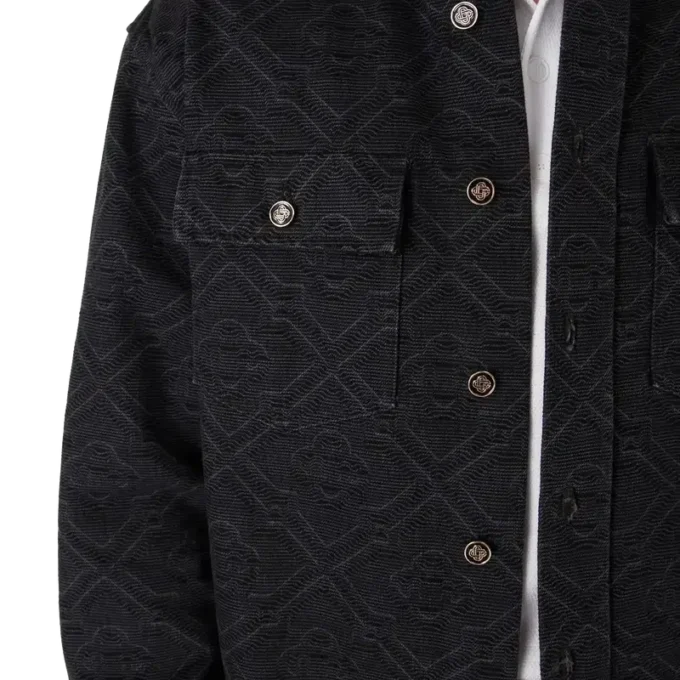 Black Laser Long Sleeve Denim Shirt Black Laser Long Sleeve Denim Shirt