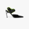 Black Leather Raver Pumps Black Leather Raver Pumps