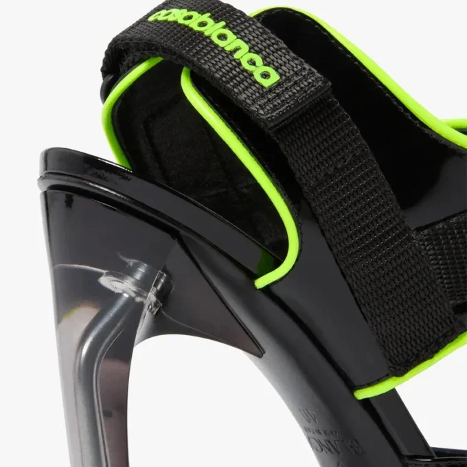 Black Leather Raver Pumps Black Leather Raver Pumps