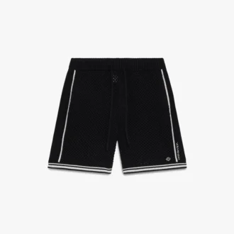 Black Mesh Shorts