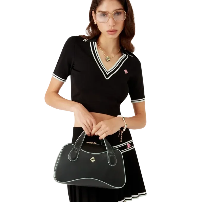 Black Mini Louise Bag
