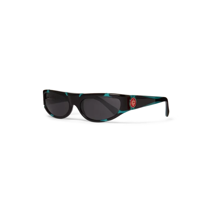 Black & Mint Sport Sunglasses