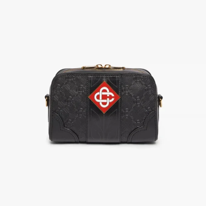 Black Monogram Crossbody Bag
